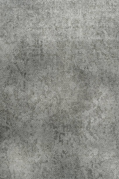 istock Gray asbestos cement slate wall texture background with subtle horizontal lines. 2248540640