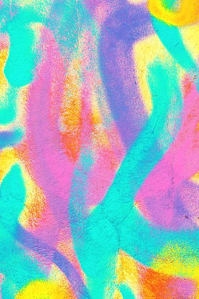Bright coloured wooden background with copy space