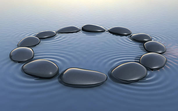 istock Zen Stones On Water and Circle Form 2248541478