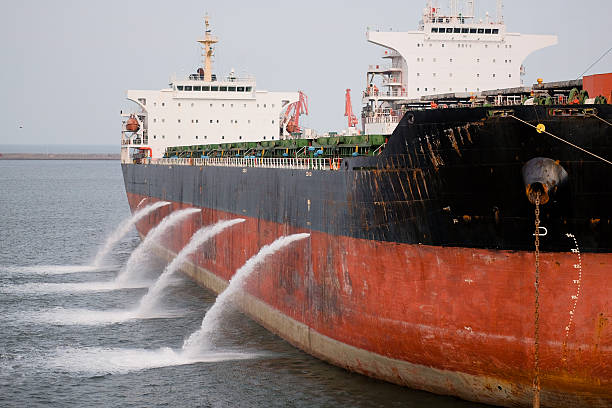 istock Ballast Water Discharging Operations Outside The Port Limits In Territorial Waters 2248544343