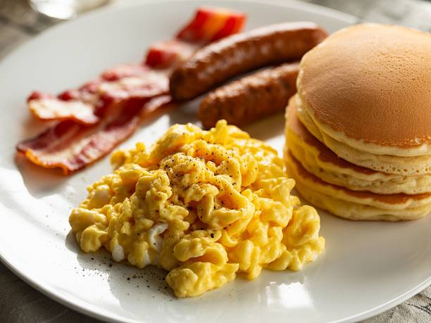 istock Hearty American Breakfast Plate 2248545566