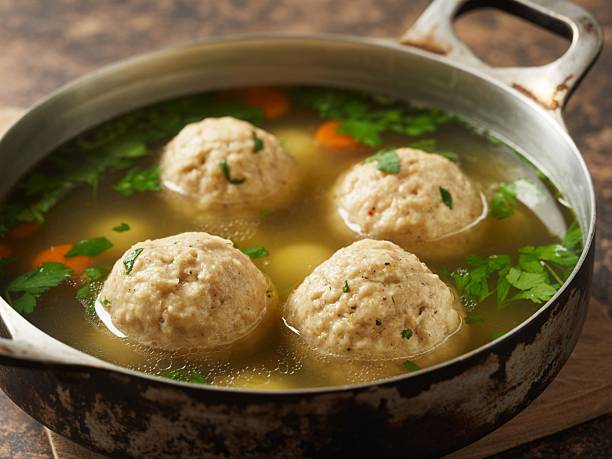 istock Matzo Ball Soup in a Pot 2248545695