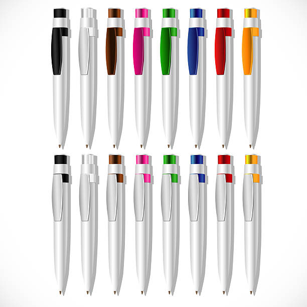 istock Collection of of some vector souvenir pens 2248550076
