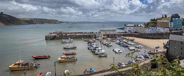 istock Coastal scenes at Tenby Pembrokeshire. Beach and coastline 2248552941