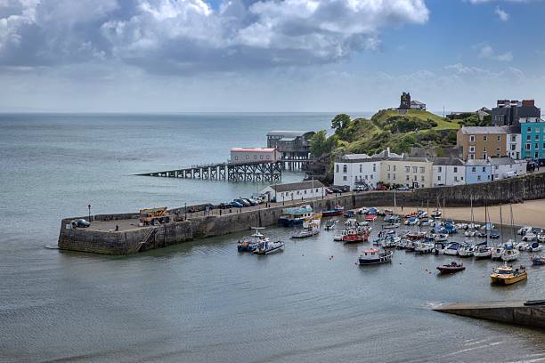 istock Coastal scenes at Tenby Pembrokeshire. Beach and coastline 2248553083