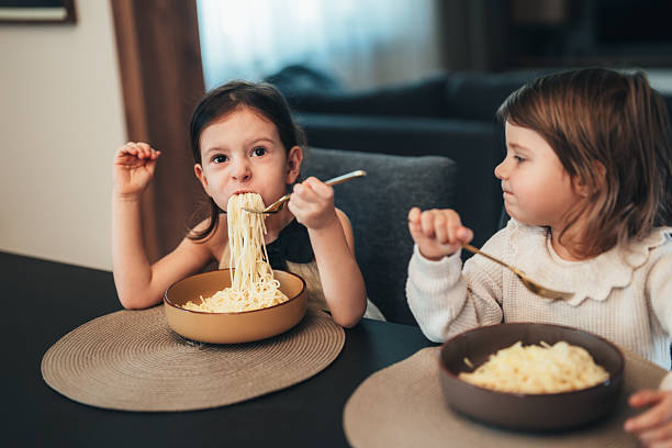 istock Messy Noodles, Happy Kids 2248554191