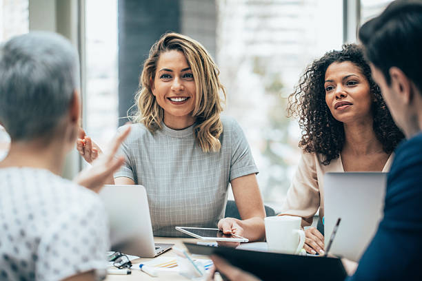 istock Business persons on meeting in the office 2248554359