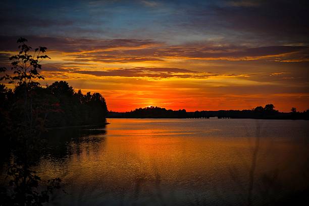 istock Sunset over Lake Mohawskin 2248562753