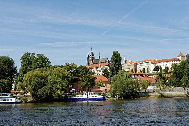 istock Old buildings near the river 2248570126