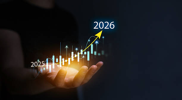 istock Growth and development chart of company in new year 2026.Development to success and motivation in 2026. Planning,opportunity, challenge and business strategy in new year 2026. 2248570655