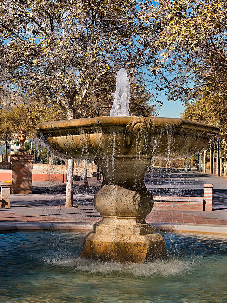 istock Autumn fountain park water 2248577023