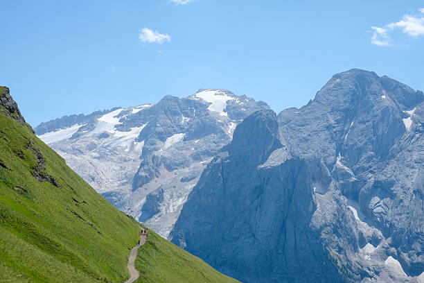 istock Alpine meadow, trail and mountains 2248577943