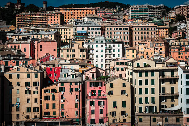 istock The colored houses of Genoa. 2248580717