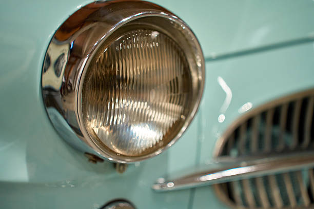 details of vintage cars during a performance in the square