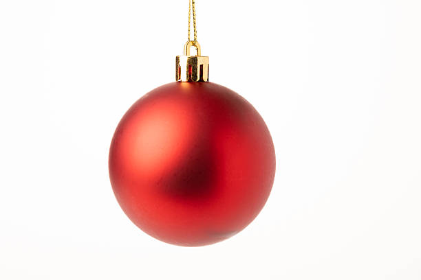 istock Christmas ornaments, beautiful Christmas ornaments positioned on a white background, selective focus. 2248596272