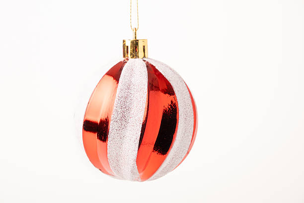 istock Christmas ornaments, beautiful Christmas ornaments positioned on a white background, selective focus. 2248596336