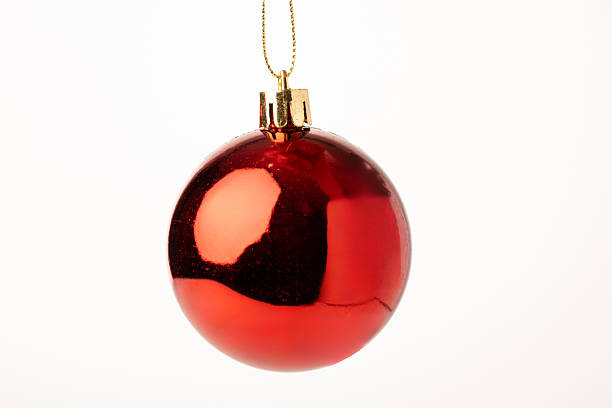 istock Christmas ornaments, beautiful Christmas ornaments positioned on a white background, selective focus. 2248596398