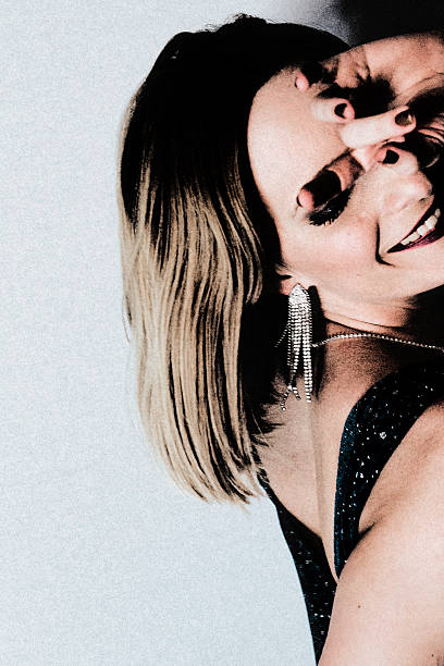 The Moment Before the Flash – 80s Glam in Motion.