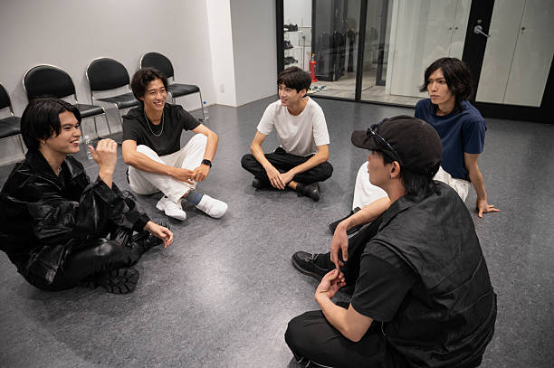 Candidates discussing the audition process and details