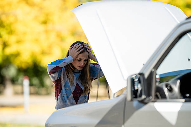 istock Woman experiencing car trouble, feeling stressed and frustrated 2248618025