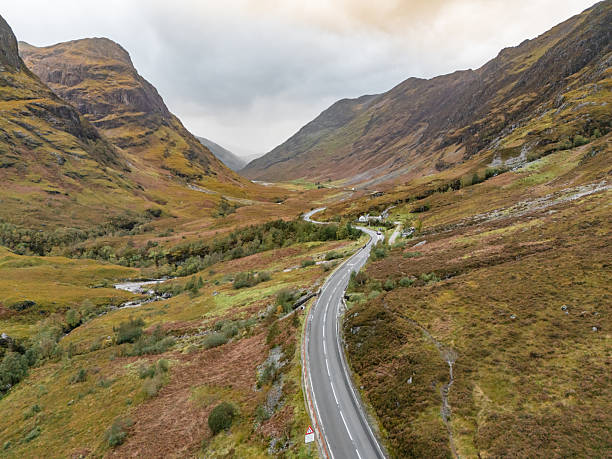 istock Glencoe valley and the three sisters mountains, scottish highlands 2248621760