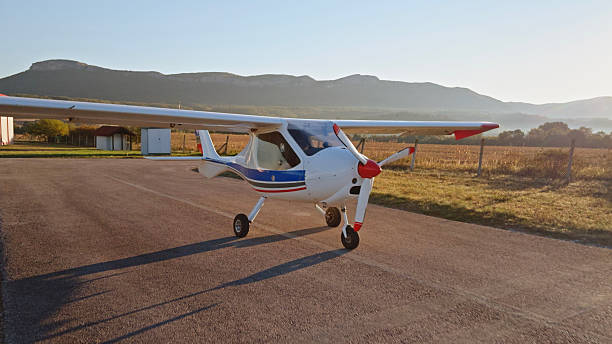 istock Airplane Rolling Before Take Off On Airport Runway At Sunrise 2248626788