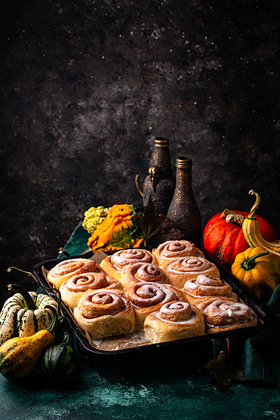 istock Fresh homemade bakery cinnamon buns 2248627110