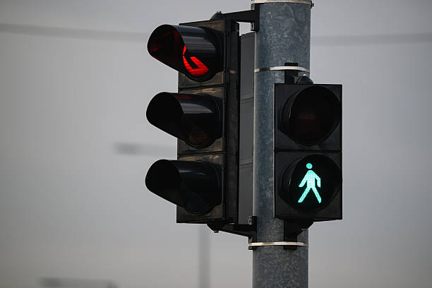 istock Traffic lights with pedestrian signal 2248627580