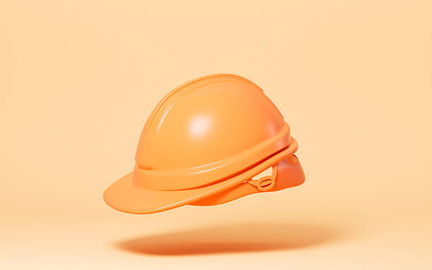 istock Cartoon safety helmet model, 3d rendering. 2248637305