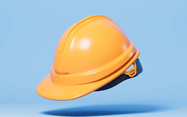istock Cartoon safety helmet model, 3d rendering. 2248637308