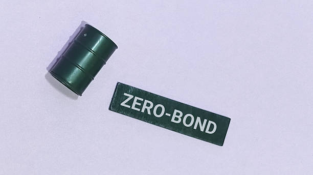 istock Zero bond green barrel concept showcasing financial risk management and market volatility on white backdrop 2248651002