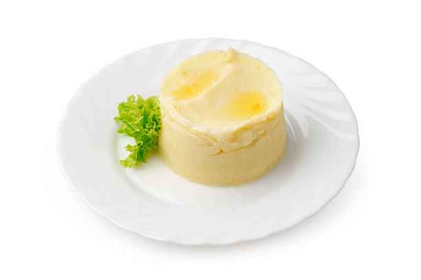 Mashed potatoes at a hotel buffet