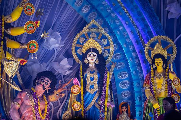 istock Handmade idol of goddess durga 2248657911