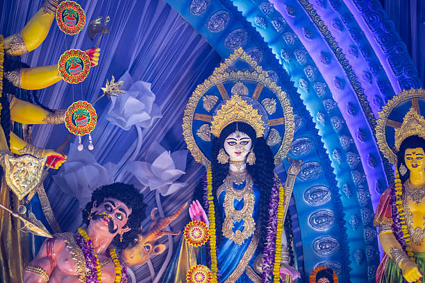 istock Handmade idol of goddess durga 2248657960