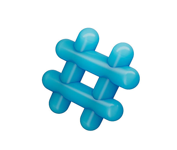istock A glossy blue 3D hashtag symbol, representing social media and online connectivity. 3D Illustration 2248659361