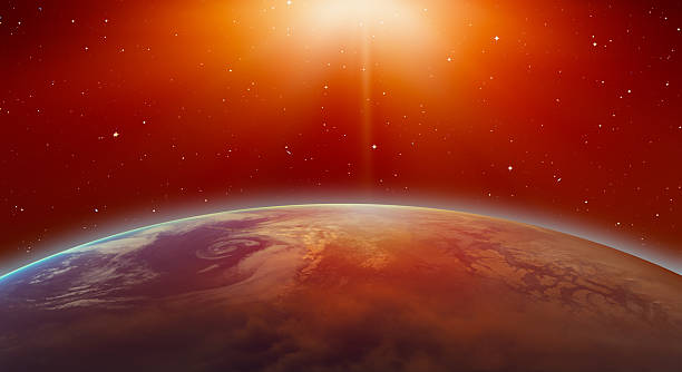 istock Planet Earth with a spectacular sunset 2248659822