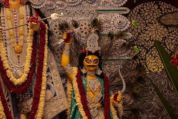 istock Idol of hindu god kartikeya 2248663317