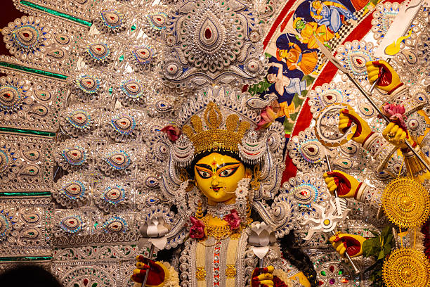 istock Handmade idol of goddess durga 2248663368