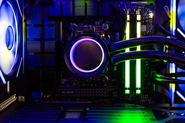 istock High-End RGB Gaming PC Interior with Liquid Cooling 2248671777