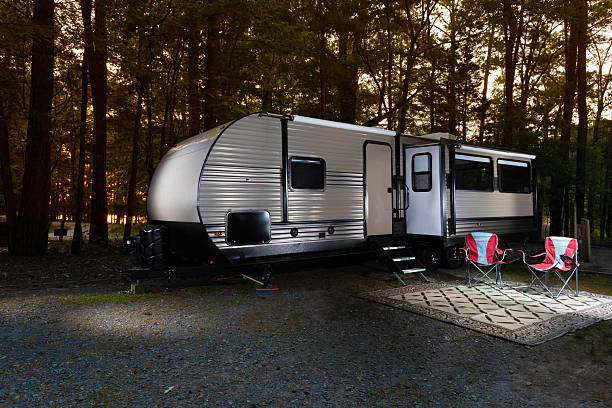 istock Sunrise at an RV campsite 2248702150