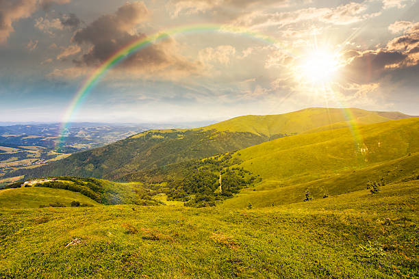 istock alpine meadows in mountains in summer at sunset 2248703573