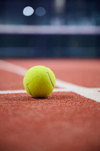 istock Line, ball and Padel court 2248703620