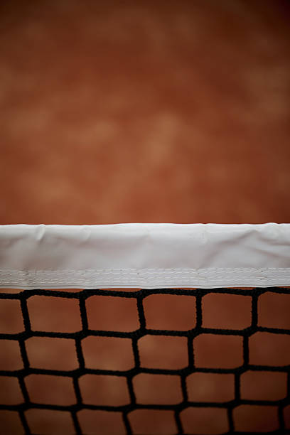 istock Orange Padel / Tennis Court Net 2248703851