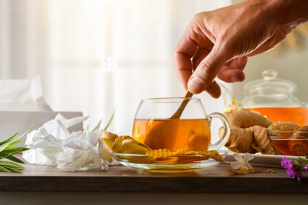 istock Preparing a ginger and honey infusion to combat cold symptoms 2248705615