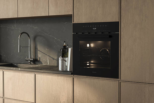 istock New electric oven in kitchen. Cooking appliance. 3d rendering 2248706746