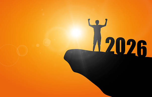 istock 2026 New Year Success Victory Celebration Peak Sunset Concept 2248723870