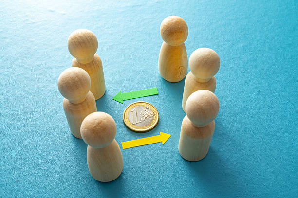 istock Negotiation and convergence of interests toward a common goal. 2248736151