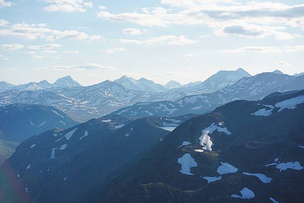istock Aerial view of snowcapped mountains 2248736528