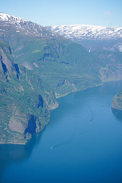 istock Glaciated mountain and lake at sunrise 2248736649