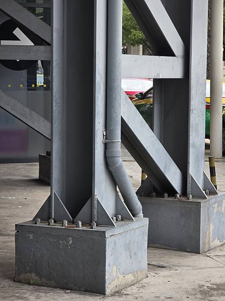 istock Industrial Metal Support Structure with Grey Columns and Pipes 2248738042